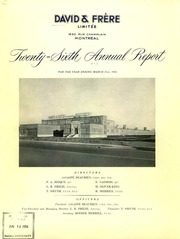 David & Frère Limitée 1954 cover