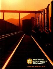 British Columbia Railway Co 1979 cover