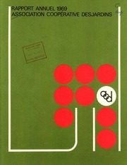 Association Coopérative Desjardins 1969 cover