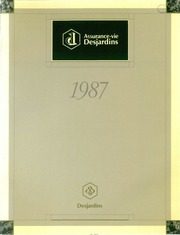 Assurance-Vie Desjardins Inc 1987 cover