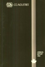 CCL Industries Inc 1983 cover