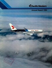 Pacific Western Airlines 1982 cover