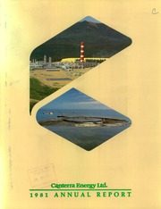 Canterra Energy Ltd 1981 cover