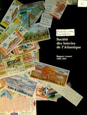 Atlantic Lottery Corporation Inc 1984 cover