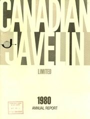 Canadian Javelin Limited 1980 cover