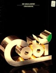 Cobi Foods Inc 1987 cover