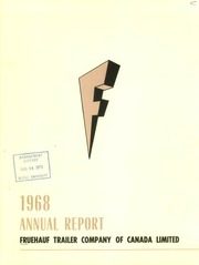 Freuhauf Trailer Company of Canada Limited 1968 cover