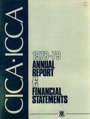 Canadian Institute of Chartered Accountants 1979 cover