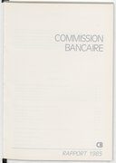 Commission Bancaire (France) 1985 cover