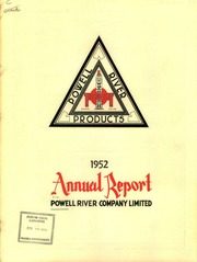 Powell River Company Limited 1952 cover
