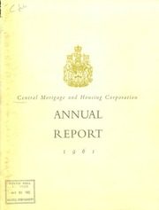 Central Mortgage and Housing Corporation 1961 cover