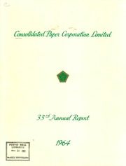 Consolidated Papers, Inc 1964 cover