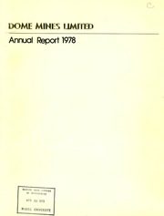 Dome Mines, Ltd 1978 cover