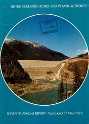 British Columbia Hydro & Power Authority 1973 cover
