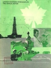 Canada Southern Petroleum Ltd 1981 cover