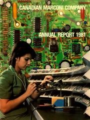 Canadian Marconi Company 1981 cover