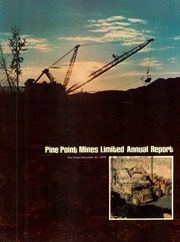 Pine Point Mines Ltd 1979 cover