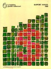 Fondation girardin-vaillancourt 1980 cover