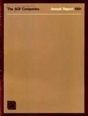 AGF Management Ltd 1981 cover