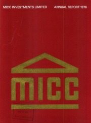 MICC Investments Ltd 1976 cover