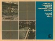 Canada Tungsten Mining Corporation Limited 1982 cover
