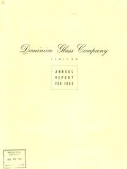 Dominion Glass Company Limited 1955 cover