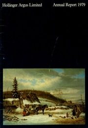 Hollinger Argus Limited 1979 cover