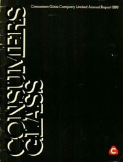 Consumers Glass Company Limited 1980 cover