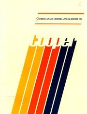 Cooper Canada Limited 1981 cover