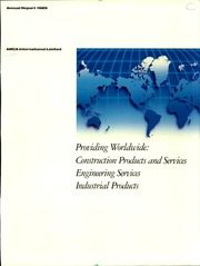 AMCA International Limited 1989 cover