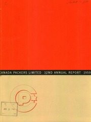 Canada Packers Limited 1959 cover