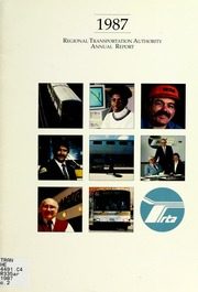 Illinois Regional Transportation Authority 1987 cover