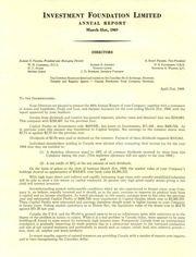 Investment Foundation Limited 1969 cover