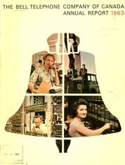Bell Telephone Company Canada 1963 cover