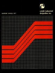 Crédit Industriel Desjardins Inc 1977 cover