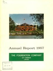 Foundation Company of Canada Limited 1957 cover
