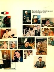 Canada Cement Lafarge Ltd 1979 cover