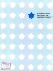 Canada Southern Petroleum Ltd. Interim Report. 1986-6-30 1986 cover