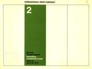 International Trust Company. Interim Report. 1974-6-30 1974 cover