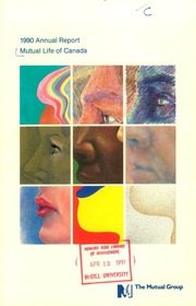 Mutual Life of Canada 1971 cover