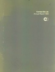 Corrida Oils Limited 1984 cover