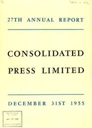 Consolidated Press Limited 1955 cover