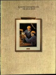 Banister Continental Ltd 1986 cover