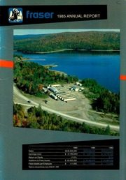 Fraser Inc 1985 cover