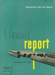 Interprovincial Pipe Line Company 1958 cover