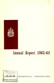 Canadian Commercial Corporation 1964 cover