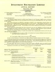 Investment Foundation Limited 1957 cover