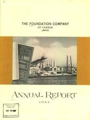 Foundation Company of Canada Limited 1953 cover