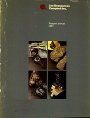 Campbell Resources Inc 1981 cover