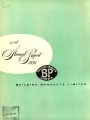 Building Products Limited 1956 cover